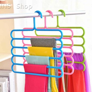 ไม้แขวนกางเกง ในตู้ผ้า ไม้แขวนผ้าพันคอ ไม้แขวนอเนกประสงค์ ประหยัดพื้นที่ Pants Hanger