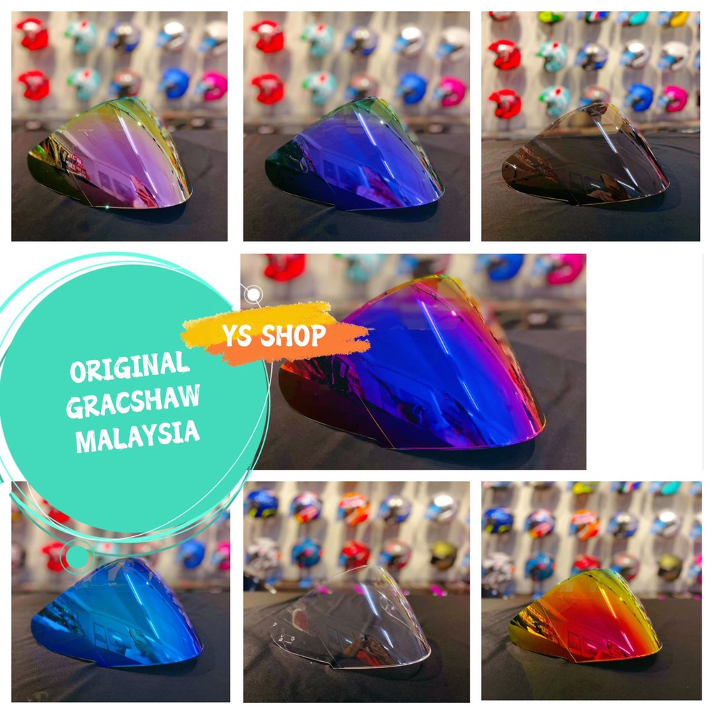 Gracshaw GENNEX G535 G555 Geomax VISORS !!!สําหรับหมวกกันน็อค