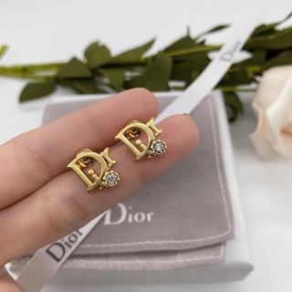 ต่างหูแฟชั่น รูปตัวอักษร Dior สวยหรู