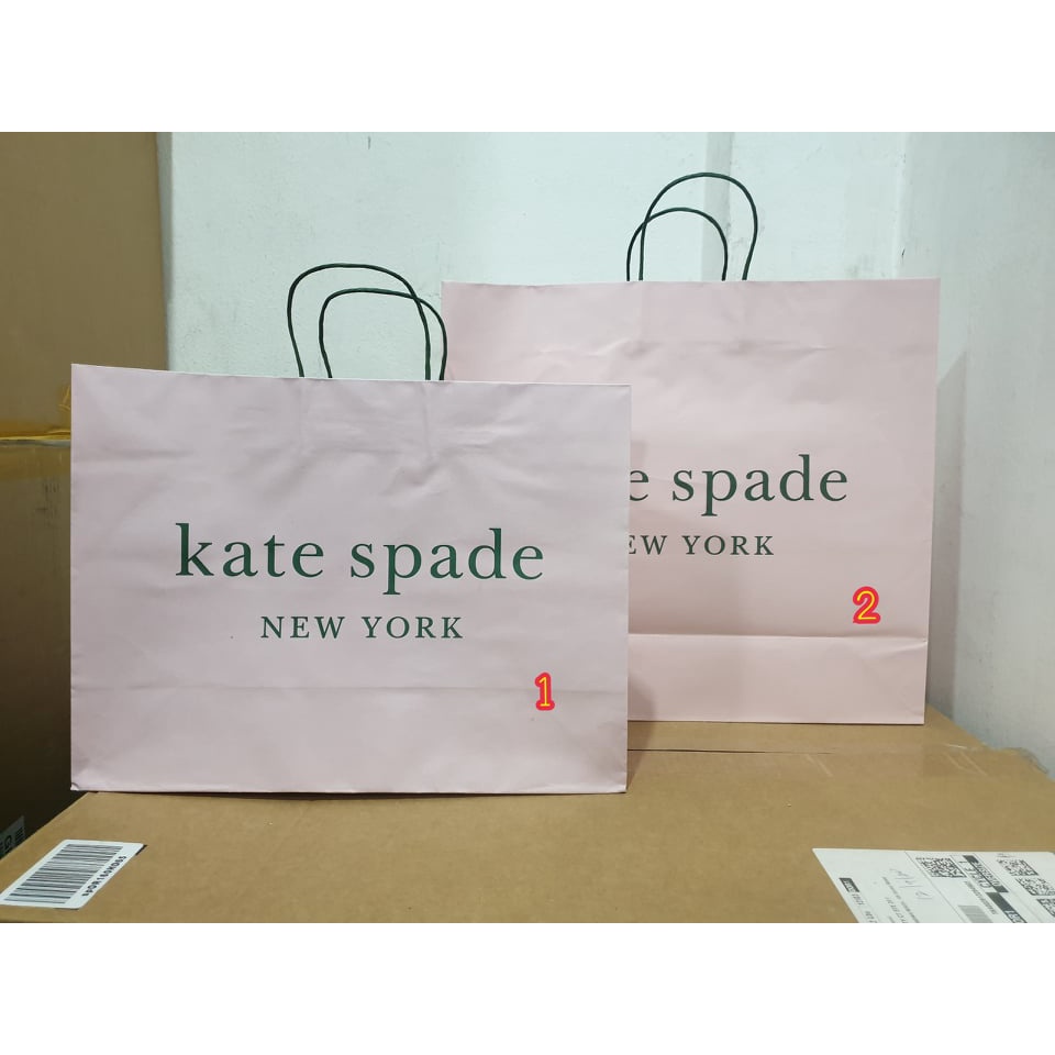 ถุงกระดาษแบรนด์ Kate Spade ของแท้จาก shop