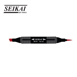 +5แถม1+ ปากกาหัวพู่กัน seikai art marker