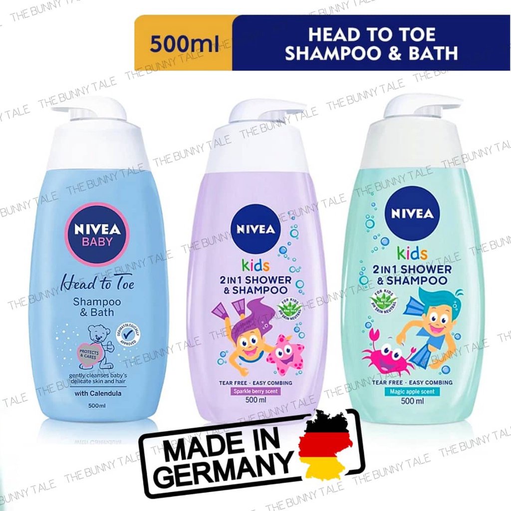 Nivea Baby Nivea Shampoo & Body Wash 7he2 | Shopee Thailand