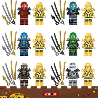 ของเล่นตัวต่อเลโก้นินจา Phantom Ninjago Ghost Master Yang Basilisk Samurai ขนาดเล็ก 6 ชิ้น