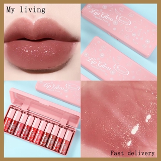 Lip Glaze Velvet Matte Air Lip Glaze Set ลิปกลอสลิปสติก Lip Glaze Velvet Matte Matte Air Lip Glaze Set Lip Gloss Lipstick