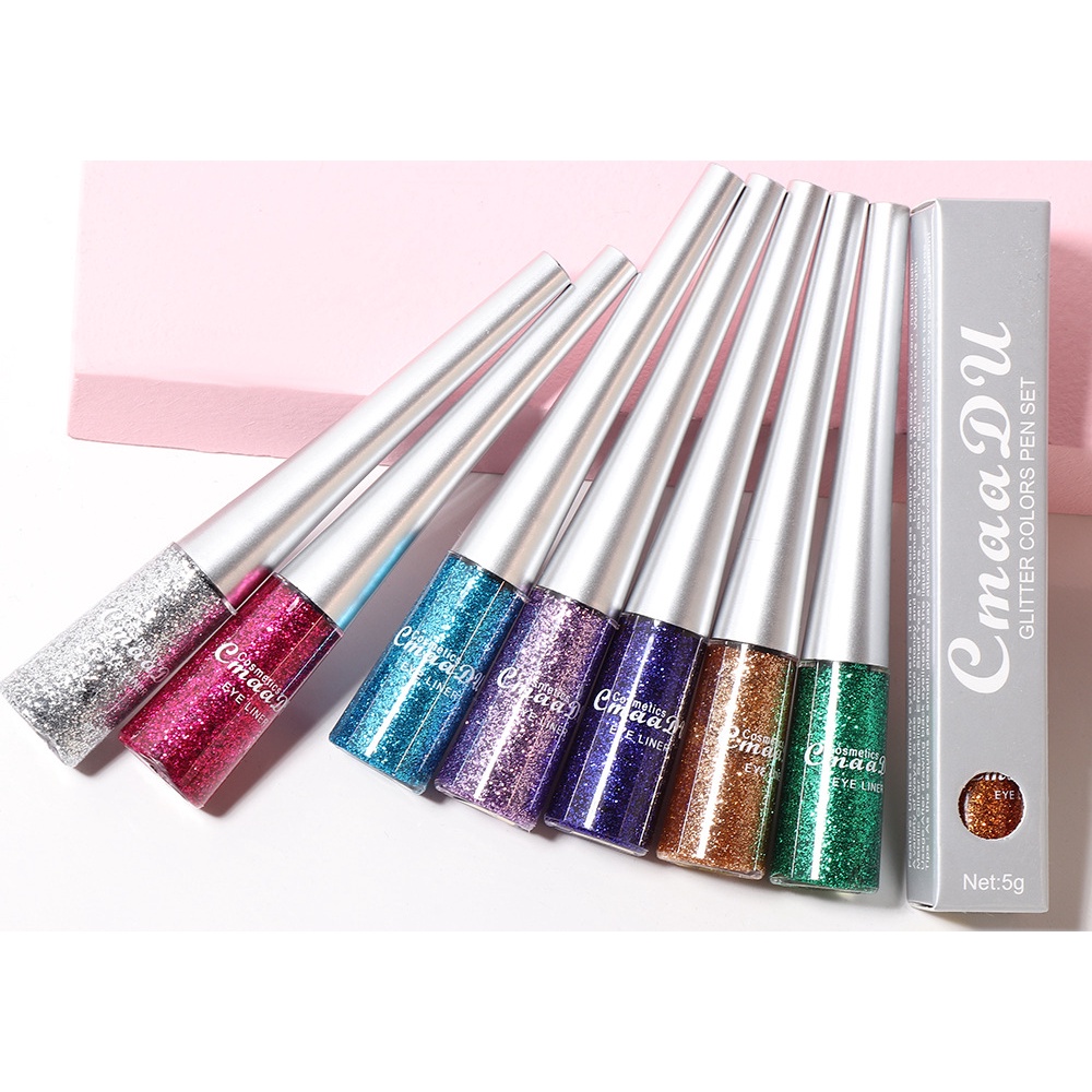 Cmaadu อายไลเนอร์ เนื้อลิขวิด กลิตเตอร์ กันน้ํา 16 สี - รูปที่ 2