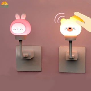 【TTLIFE】LED childrens USB night light cute cartoon night light childrens bedroom decoration bedside lamp Christmas gift