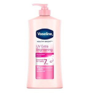 Vaseline  วาสลีน เฮลธี ไบรท์ ยูวี ไลท์เทนนิ่ง กลูต้าโกลว์ โลชั่น 500 มล.x 1