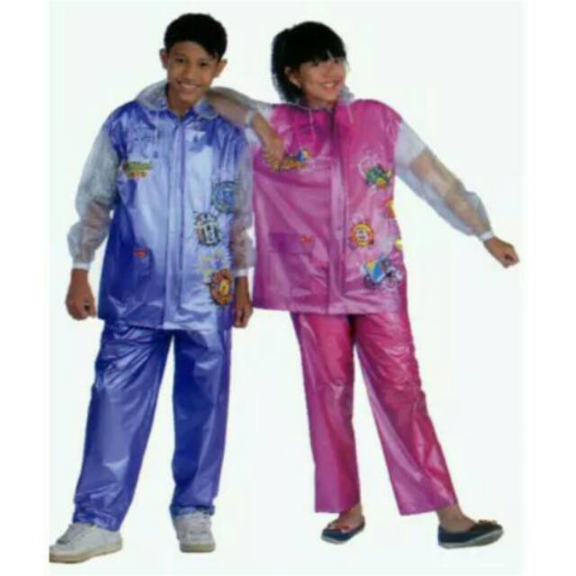 เสื้อกันฝน OLYMPIC Tiger head TEENAGE