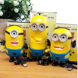 ลำโพงพกพา USB Mini Speaker DS-804 Minions