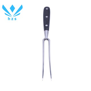 Outdoor Bbq Stainless Steel Barbecue Meat Fork Black hzsyykjj