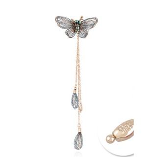 Dainty Me Butterfly Earrings Blue ต่างหูผีเสื้อ