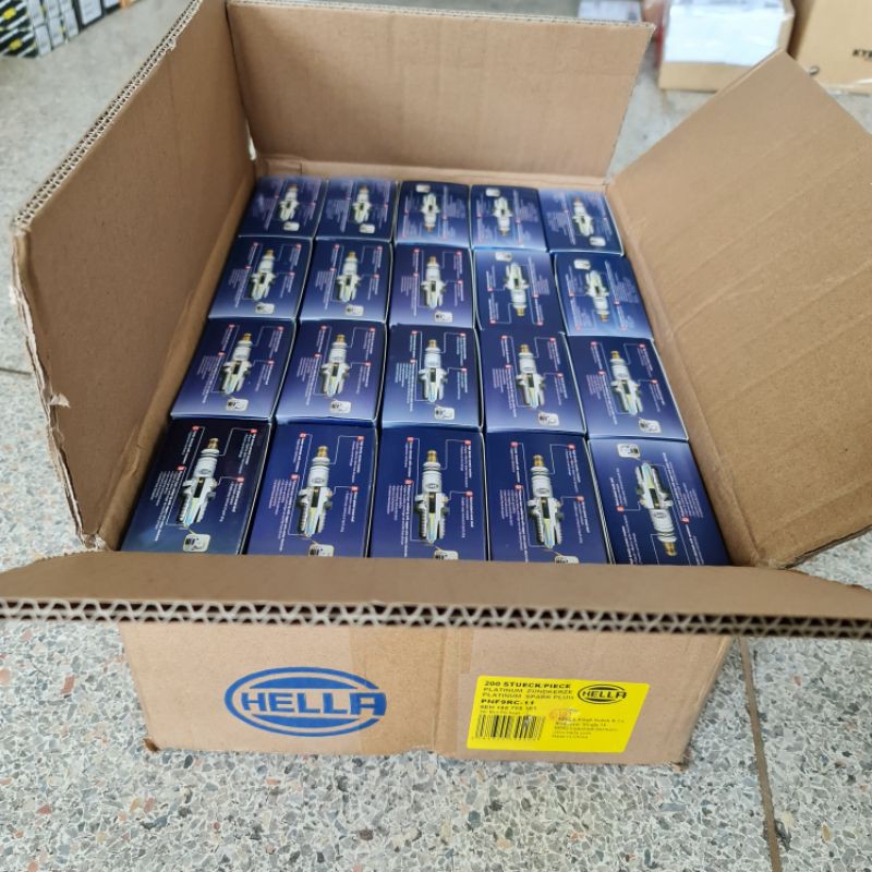 หัวเทียน March, Almera, Tiida, Teana, ALTIS Dual, YARIS 1.2L ยี่ห้อ HELLA เบอร์ PNF9RC-11 PLATINUM  แพลตตินั่ม - รูปที่ 3