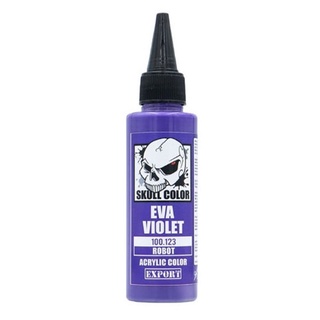 Skull Color 100.123 EVA Violet 60 ml [Robot] 8853100904035 (สี)