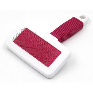 แปรงขนสัตว์ด้ามพลาสติก pet grooming tool-plastic handle