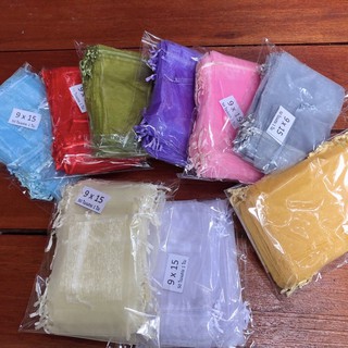 ถุงผ้าแก้ว50ชิ้น9*15cmถุงผ้า ถุง Gauze Bag