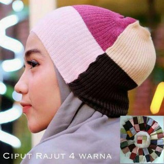 Najwa - CIPUT ถักนิตติ้ง BANDANA/CIPUT 2-4 สี / INER BANDANA ด้านใน HIJAB ACC