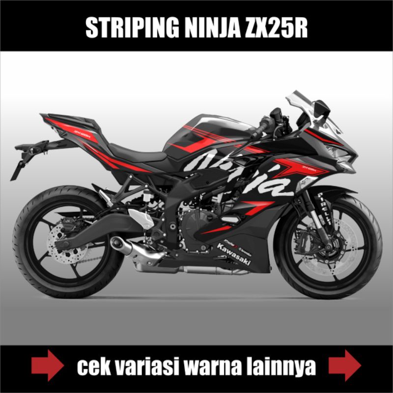 สติ๊กเกอร์ NINJA ZX25R STRIPING / KAWASAKI NINJA ZX25R