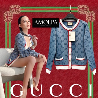 เสื้อคาร์ดิแกน CARDIGANS GUCCI  KNIT สวยหรู เนื้อผ้าพรีเมียมม นุ่ม หนานุ่มม!