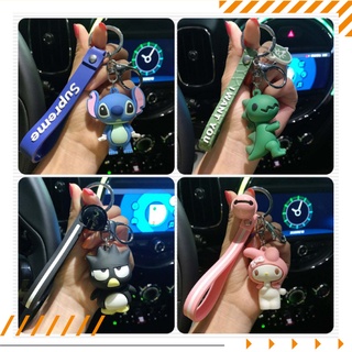 พวงกุญแจการ์ตูนน่ารักๆ สติช ยูนิคอร์น มีสายคล้อง Keyring สินค้าพร้อมส่ง