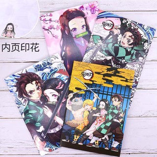 สมุดโน๊ต สมุดมีเส้น ลายอนิเมะKimetsu no Yaibaดาบพิฆาตอสูร