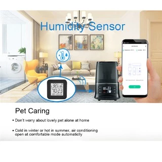 Tuya 4 in 1 WiFi IR Remote Temp and Humi Sensor มีจอ LCD รุ่น S09 S16-E S15 Pro S19 รีโมทอัจฉริยะ