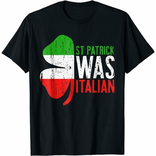 T-shirt  ขายดี เสื้อยืด ลายตลก St. Patrick Was Italian St. เสื้อยืด ลายตลกS-5XL