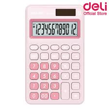 เครื่องคิดเลข Deli รุ่น 1200 มีสามสี