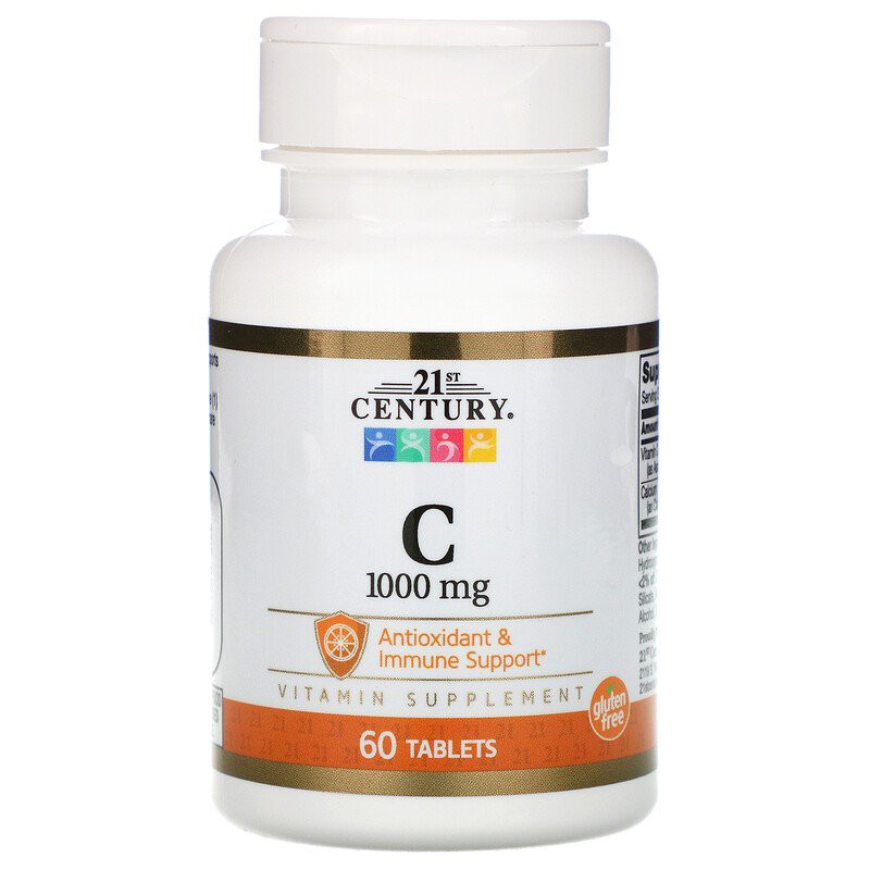 Vitamin C-1000 mg. 21st Century  วิตามินซี 1000 มก. ทเวนตี้เฟิร์ส เซนจูรี่
