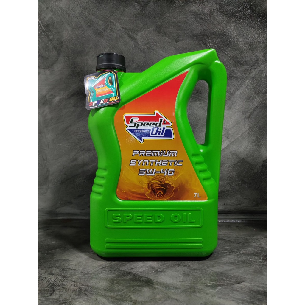 Speed Oil 5w40 น้ำมันเครื่องสังเคราะห์แท้ 100 สำหรับเครื่องยนต์ดีเซล