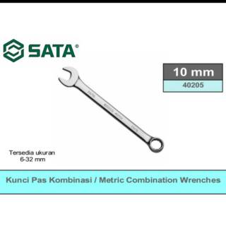 ประแจแหวนข้างปากตาย 10 มม. 40205 SATA 10 มม.