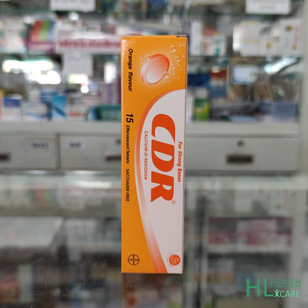 1 ขวด 15 เม็ด วิตามินรวม ชนิดเม็ดฟู่ละลายน้ำ รสส้ม CDR REDOXON ZINC และ ...