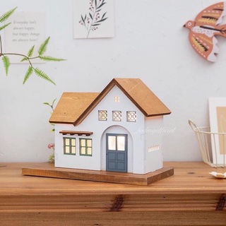 Manor house ornament🏠  บ้านสไตล์ญี่ปุ่นพร้อมไฟ LED