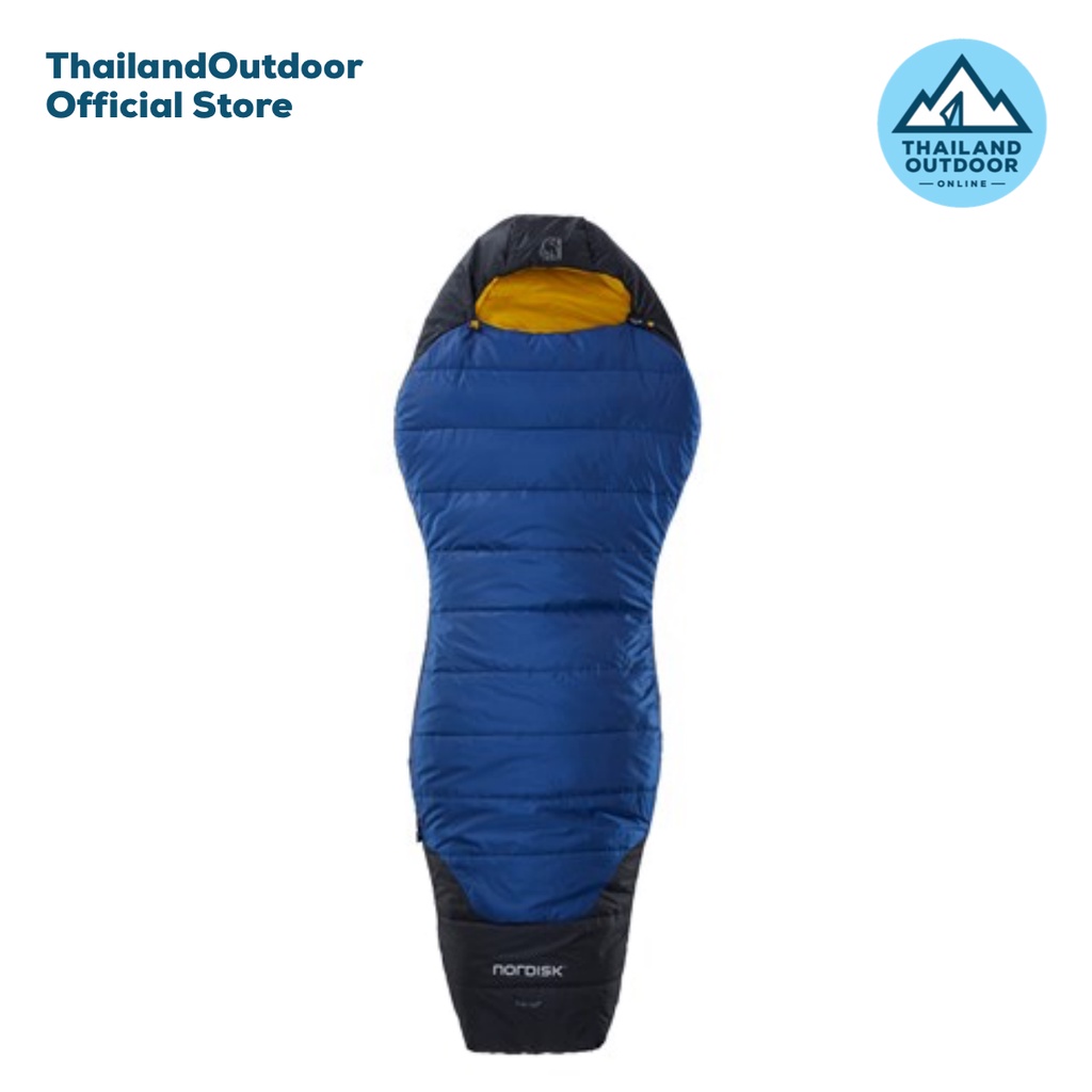 Nordisk ถุงนอน แค้มปิ้ง เดินป่า รุ่น Puk +10C Sleeping Bag Curve 2022