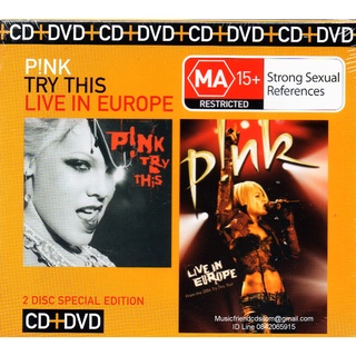 CD+DVD,Pink - Try This + LIVE IN EUROPE SPECIAL EDITION(P!nk)