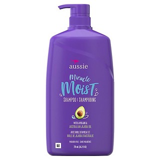 แชมพูอโวคโด นำเข้า USA.🥑 ยาสระผม แชมพู หัวปั๊ม Aussie Shampoo Miracle Moist Ounce Pump ปริมาณ 778ml. ขายแยกขวด