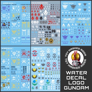 ดีคอลน้ำ Water Decal Logo Gundam