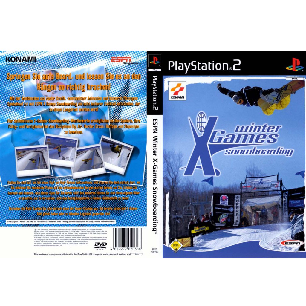 เกมส์ ESPN Winter X Games Snowboarding (PS2) สำหรับเครื่องที่แปลงระบบแล้วเท่านั้น