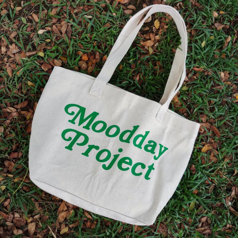 MOODDAY PROJECT CANVAS TOTEBAG AESTHETIC TOTE BAG