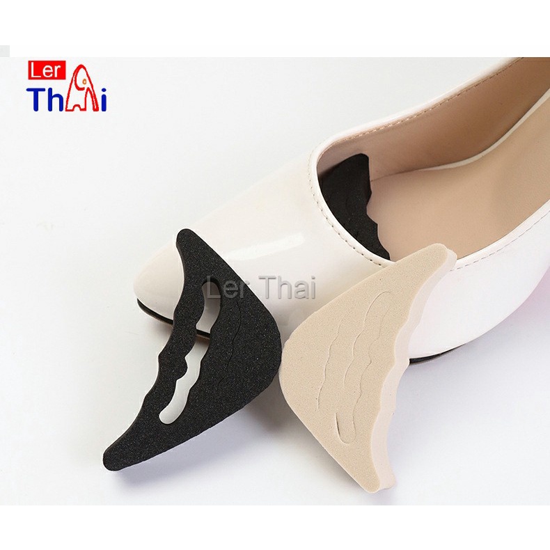 LerThai ฟองน้ำกันหลวม สามารถปรับขนาดได้ เกรด A ไม่ยุบ ไม่ย้วย แพ็ค1คู่ pad for shoe size adjustmen