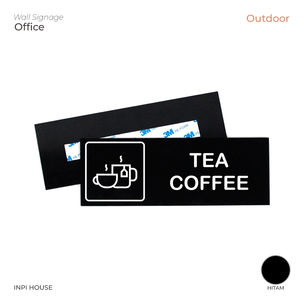 ป้ายชากาแฟ-โลโก้ คาเฟ่-ป้าย อะคริลิค-ชาและกาแฟ