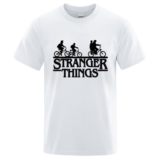 เสื้อยืดคอกลมเสื้อยืด ระบายอากาศ พิมพ์ลาย Stranger Things สไตล์สตรีท 2022S-5XL