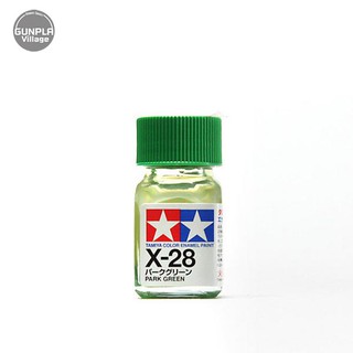 Tamiya Enamel Color 80028 X-28 Park Green (Gloss) 45135279 (สี)