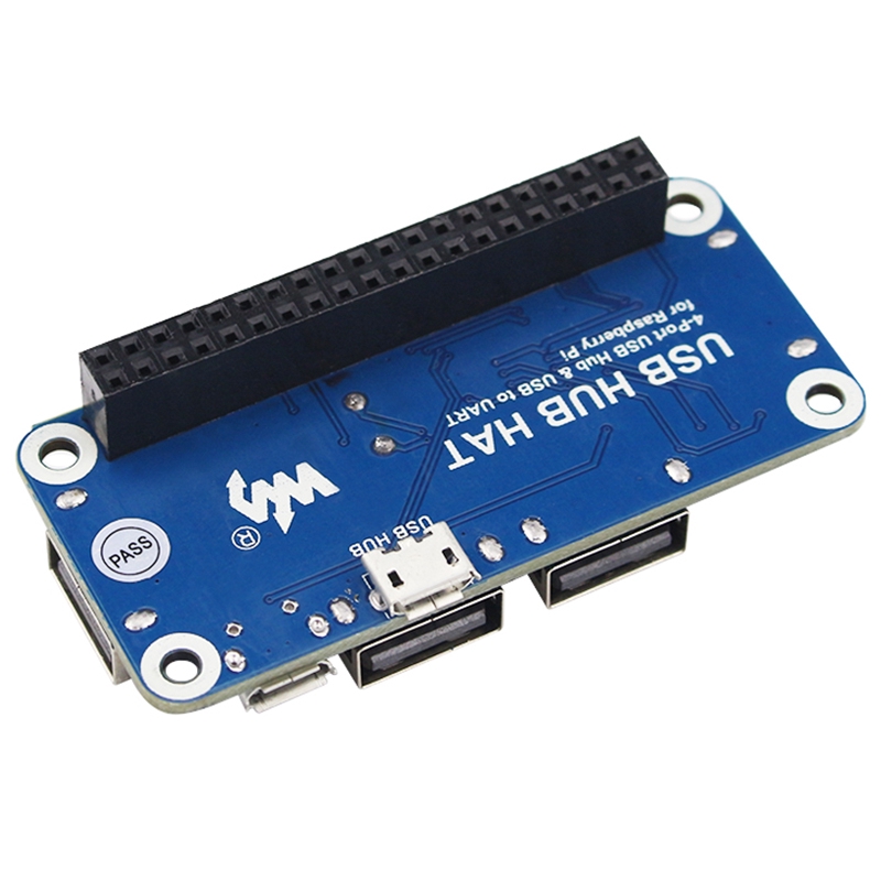 4 พอร์ต usb hub หมวกสําหรับ raspberry pi 3/2/zero w รูปที่ 4