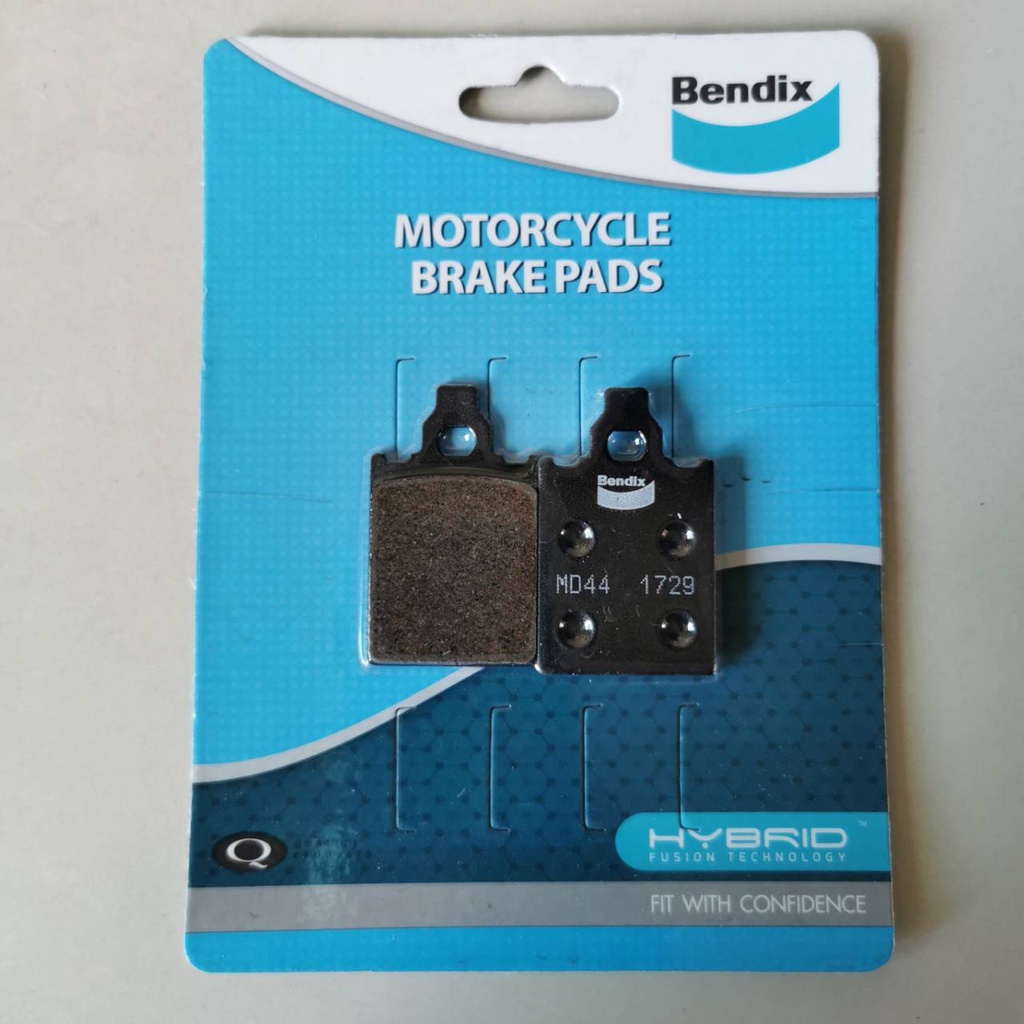 ผ้าเบรค Bendix แท้ MD44 Vespa PX150 หน้า