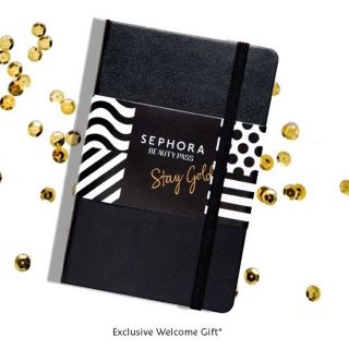 ใหม่ แท้ 100% Moleskine Mole Skine sephora beauty pass stay gold sealed new in pack สมุดโน้ต สมุด