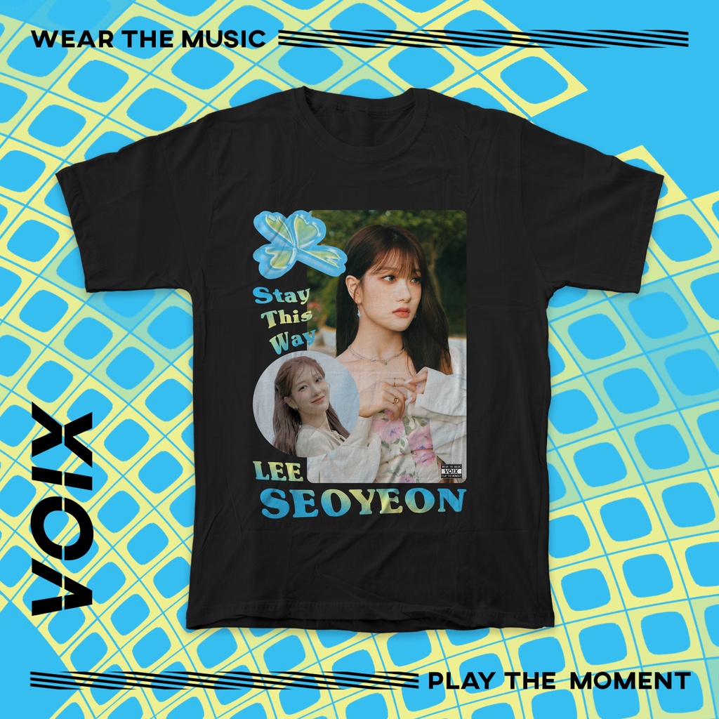 เสื้อยืด พิมพ์ลาย Kpop fromis_9 "Stay This Way" Seoyeon Chaeyoung Nagyung Jiheon