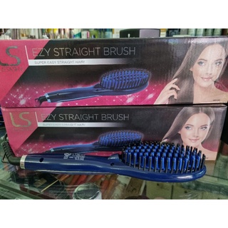 Lesasha Eazy Straight Brush -  with ceramic heat plate and 360 swivel cord 35 - 37W , 100 - 240V หวีแปรงไฟฟ้าสำหรับหวียื