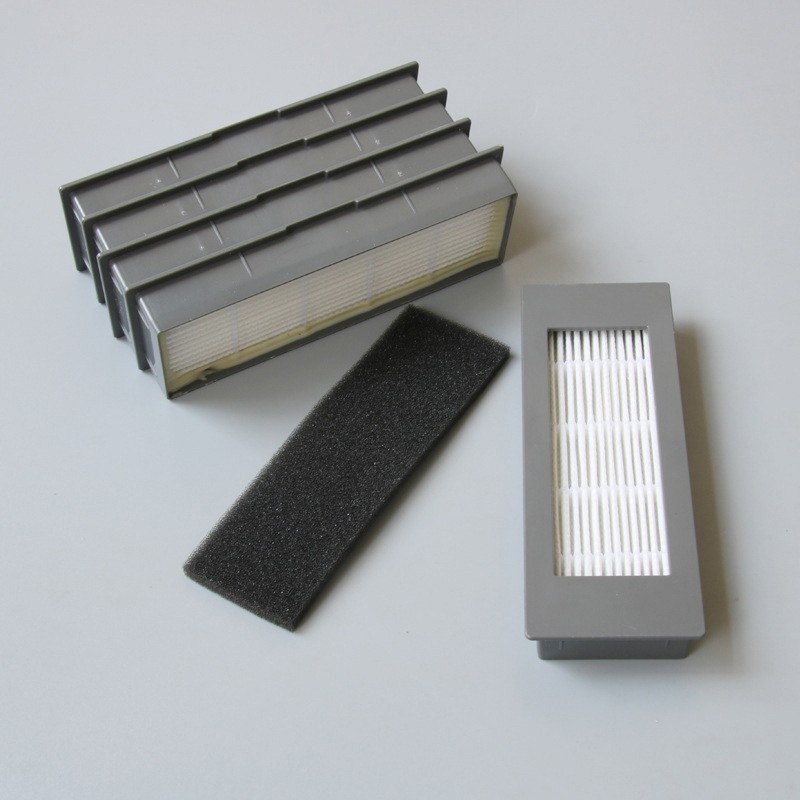 ชุดกรองทําความสะอาด 4 ชิ้นสําหรับ Ecovacs Deebot Ozmo 610 e5yargra