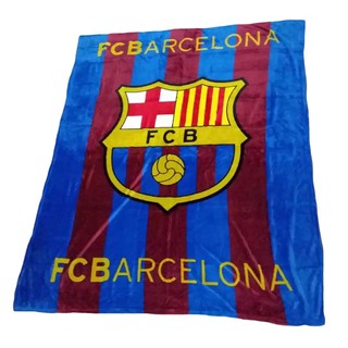 ผ้าห่มขนสำลี Flecce ลิขสิทธิ์แท้ลายทีม บาร์เซโลน่า Barcelona