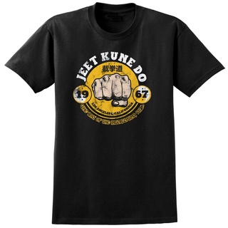 เสื้อยืดผ้าฝ้ายพิมพ์ลายขายดี เสื้อยืด พิมพ์ลาย Bruce Lee Inspired Jeet Kune Do สําหรับผู้ชาย